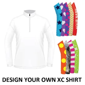 Equetech Mens Custom Cross Country Shirt - White