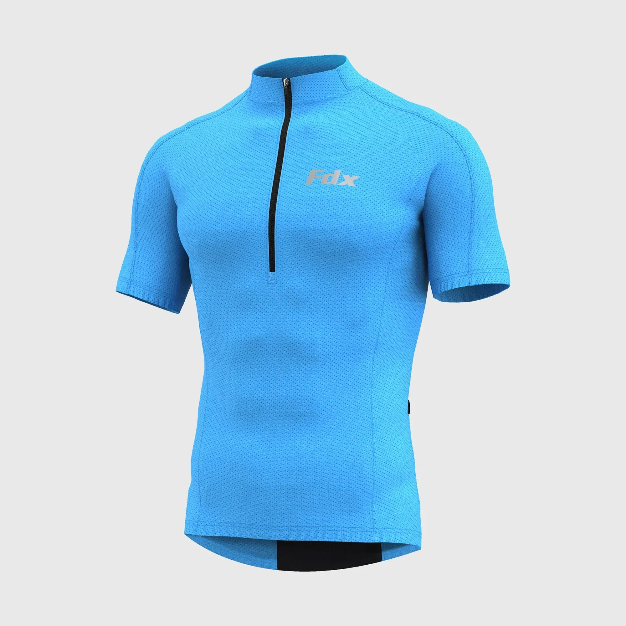Fdx Pace Blue Men's & Boy's Short Sleeve Summer Cycling Jersey