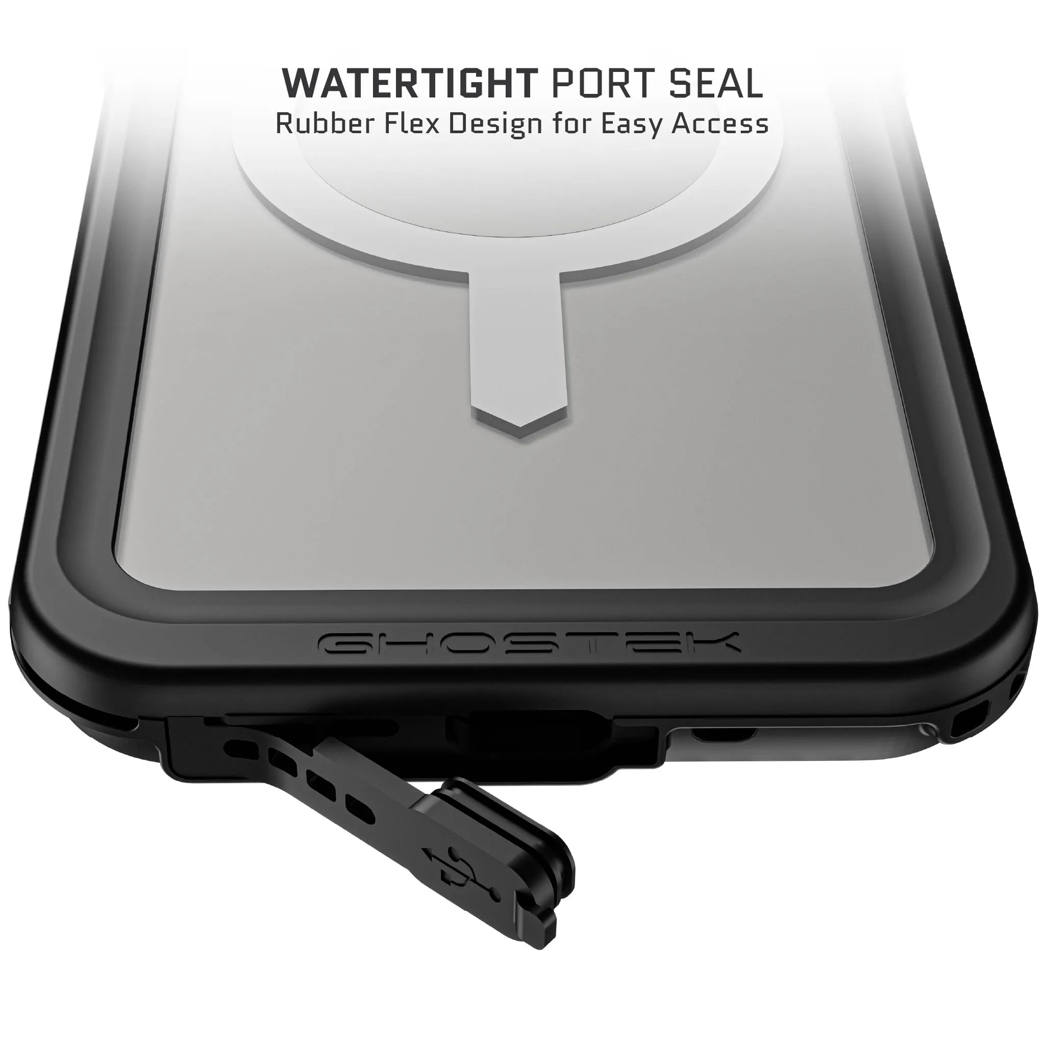 Ghostek iPhone 15 Pro Max Case Nautical Slim Waterproof with MagSafe