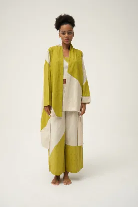 Green Hand-woven Organic JERRY JACKET