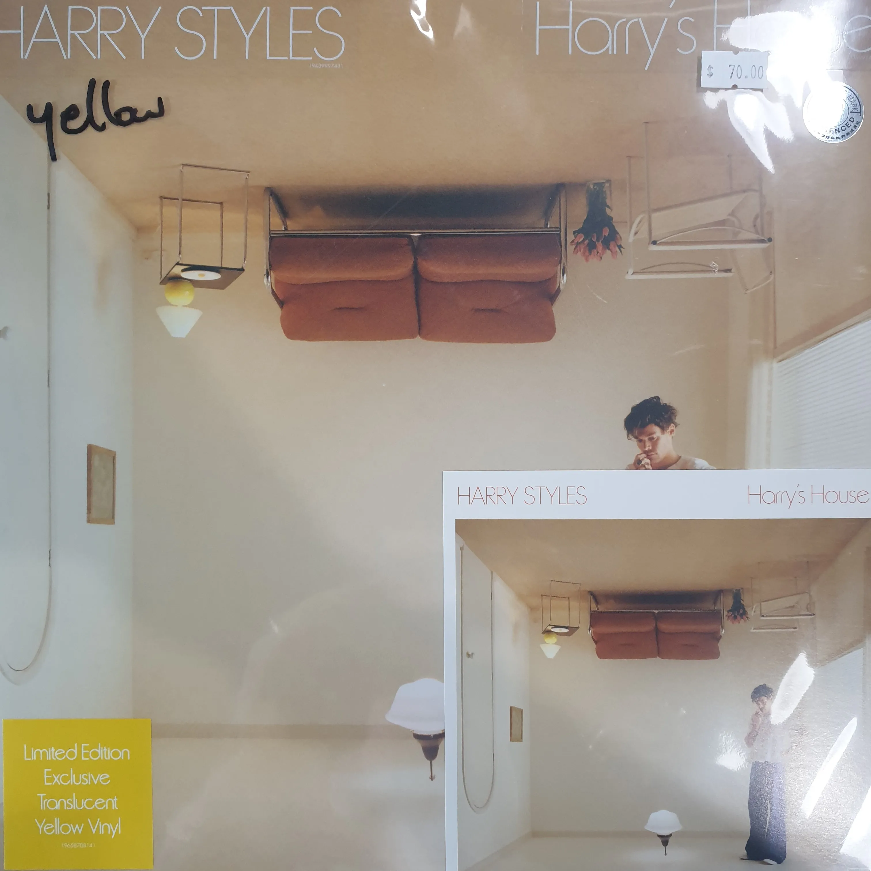 HARRY STYLES - HARRY'S HOUSE (YELLOW COLOURED) VINYL