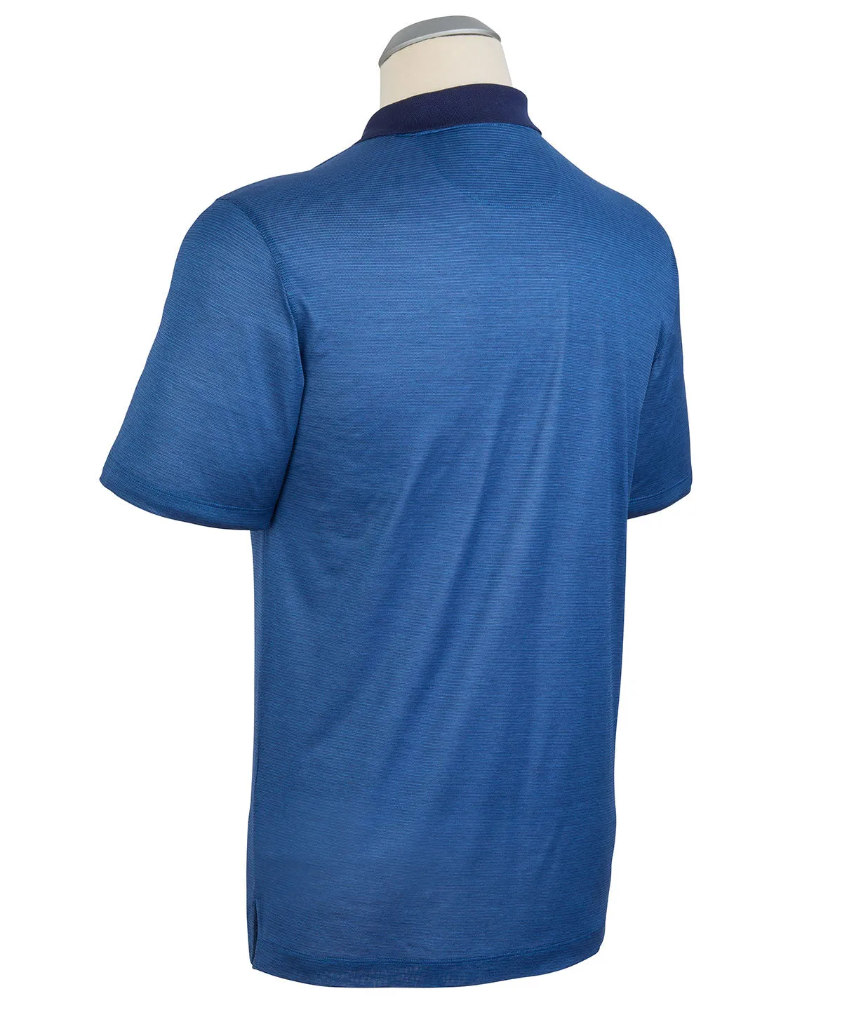 Heritage Italian Cotton Micro Stripe Polo Shirt