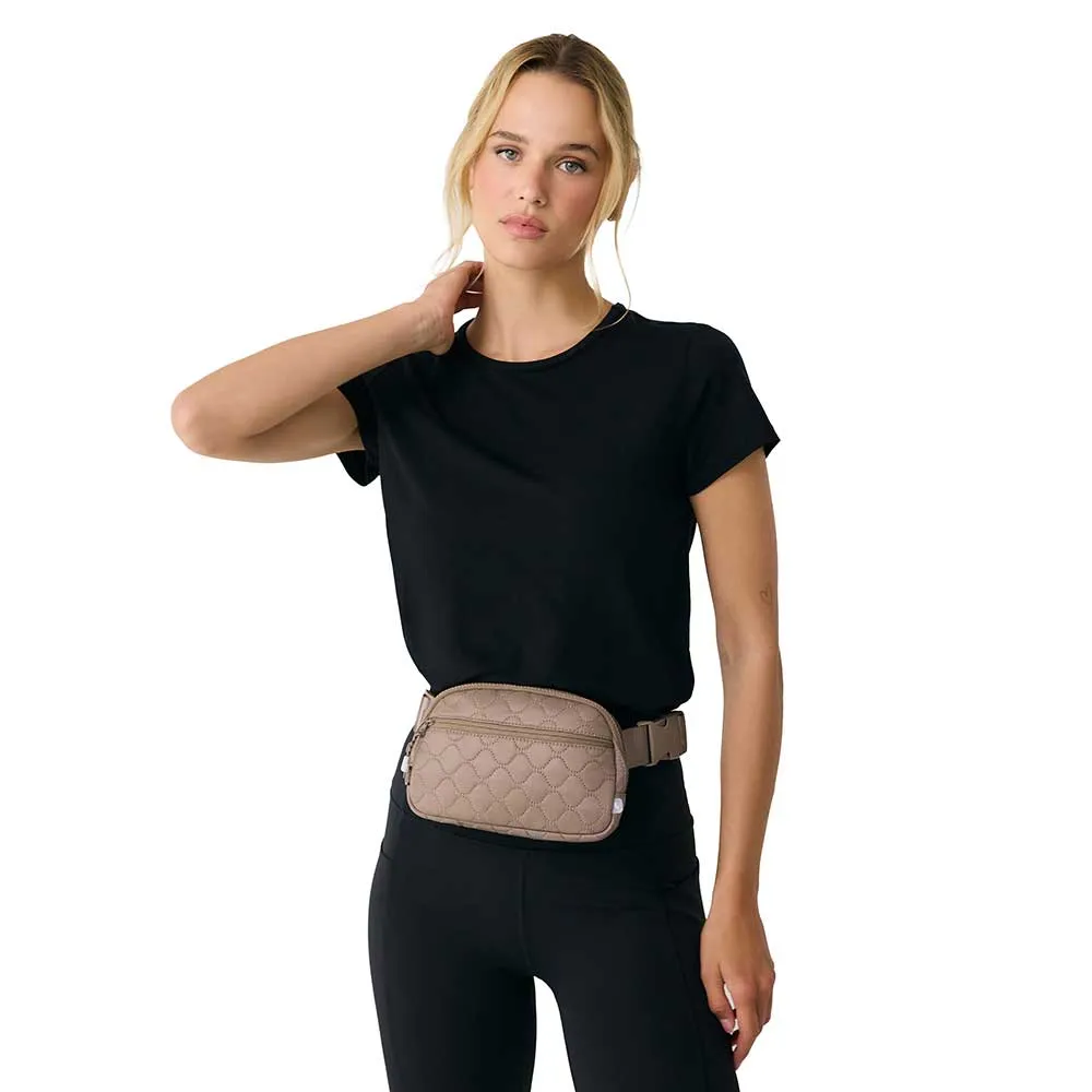 Jamie Quilted Bag - Fossil