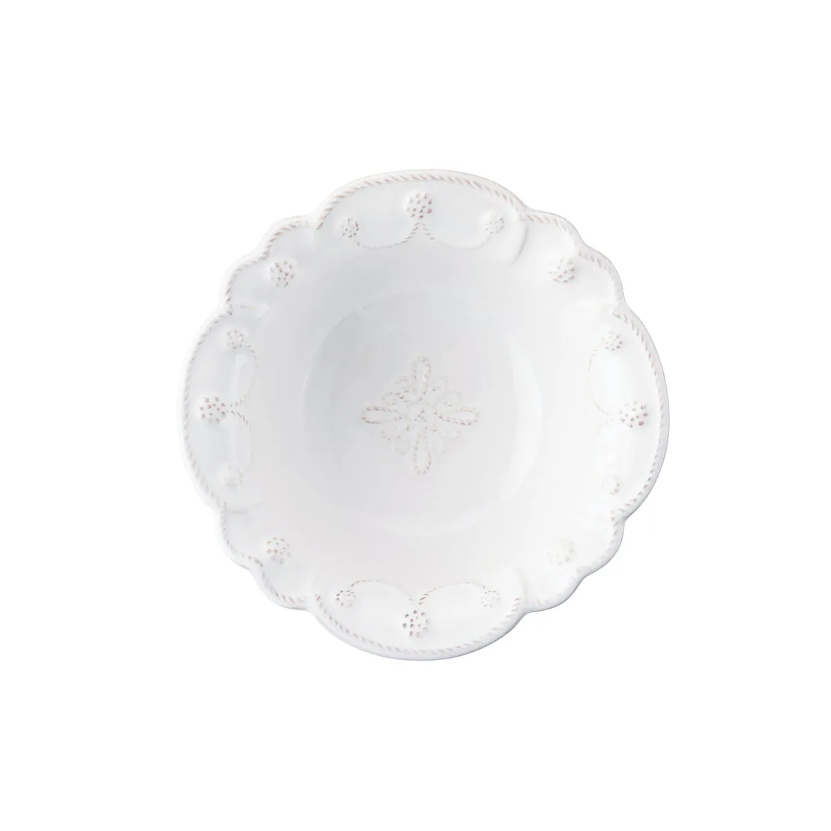 Jardins du Monde Cereal/Ice Cream Bowl - Whitewash