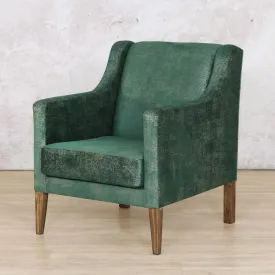 Julia Green Occasional Chair - Emerald Green