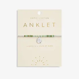 Katie Loxton "Summer is a State of Mind" Anklet Silver