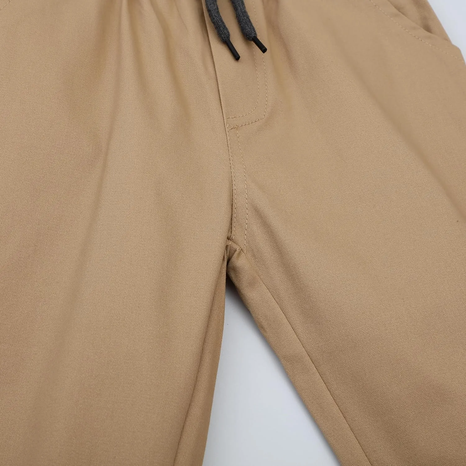 Kids Boy Chino Pants School Uniform Elastic Stretch Khaki Blue Cargo Joggers