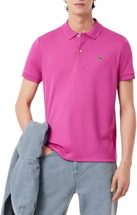 Lacoste Men's Core Short Sleeve Regular Fit Green Croc Polo