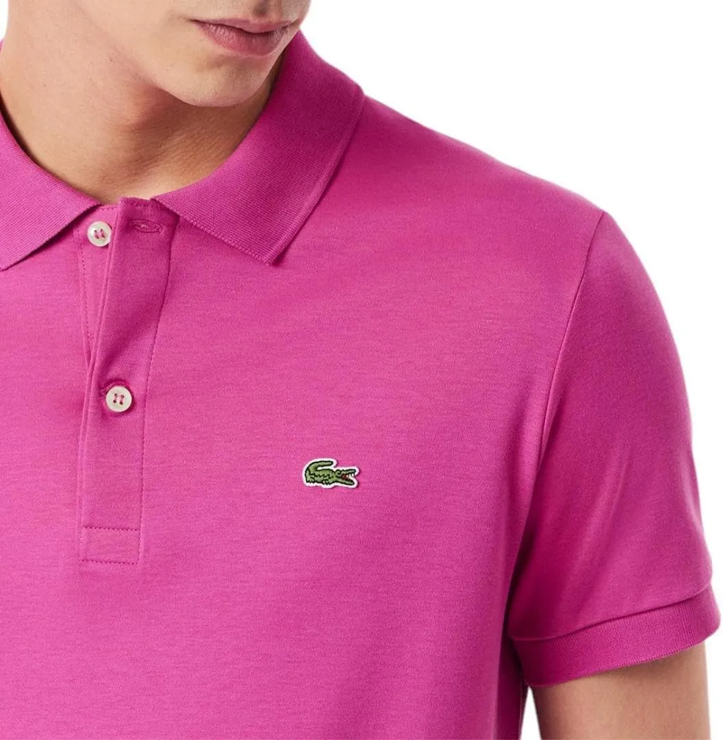 Lacoste Men's Core Short Sleeve Regular Fit Green Croc Polo