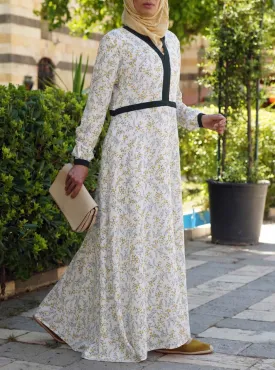 Latifa Printed Abaya