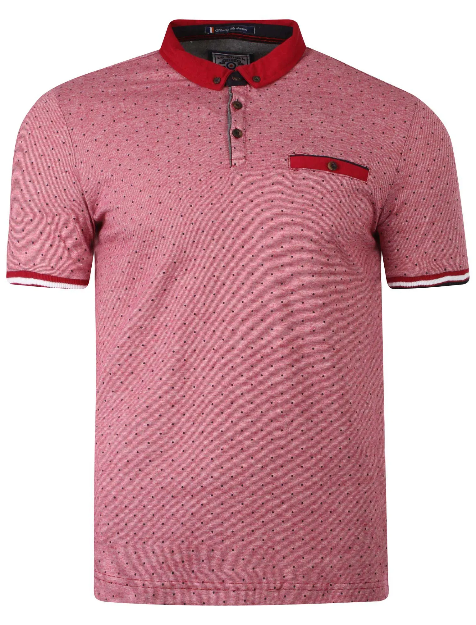 Le Shark  Red polo shirt