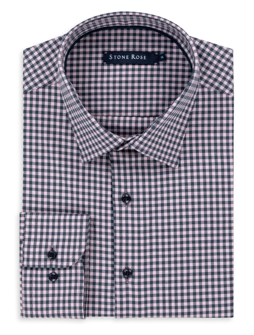 Lilac Dry Touch Check Long Sleeve Shirt