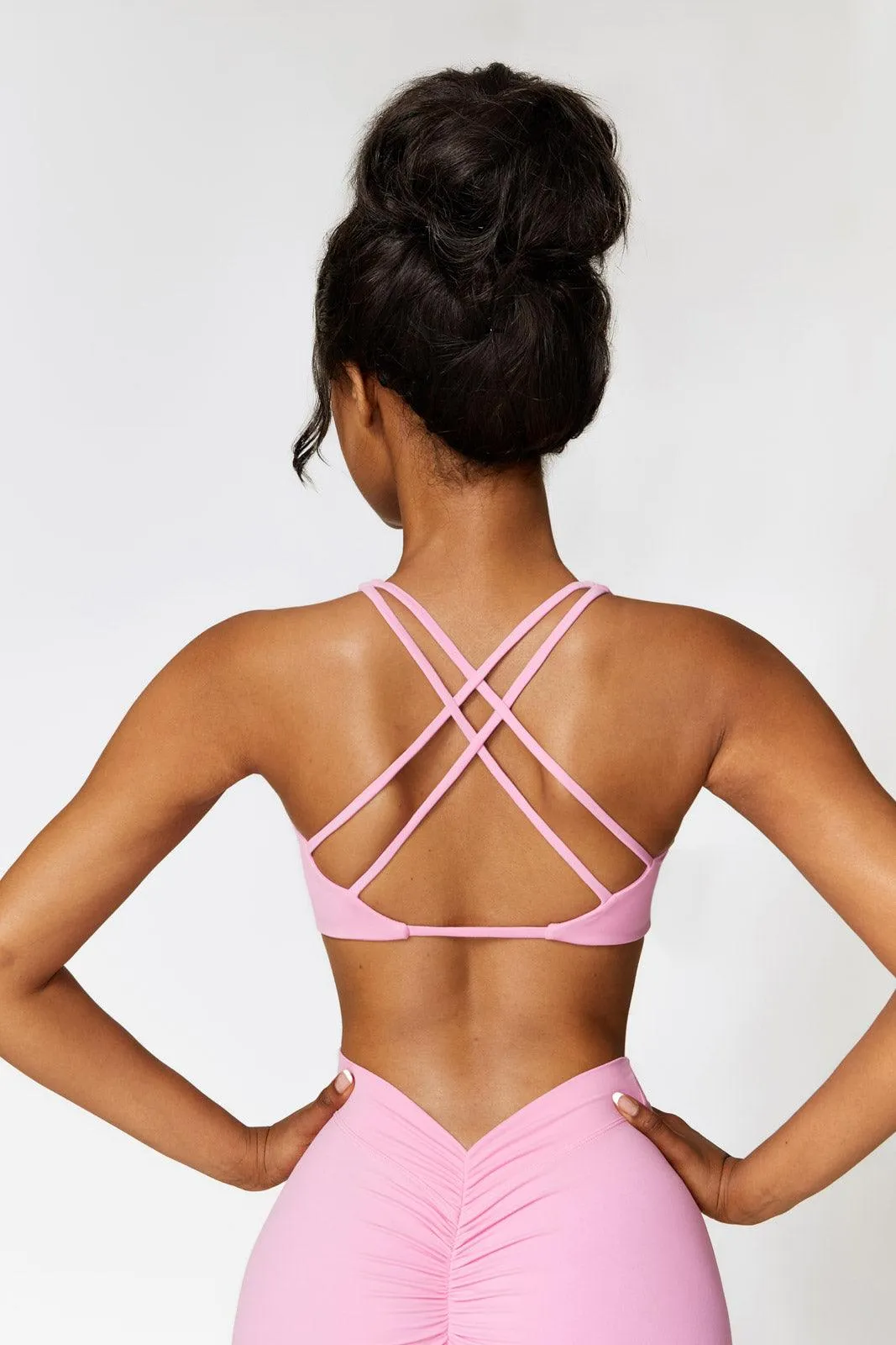 Lilah Sports Bra - Pink (FINAL SALE)