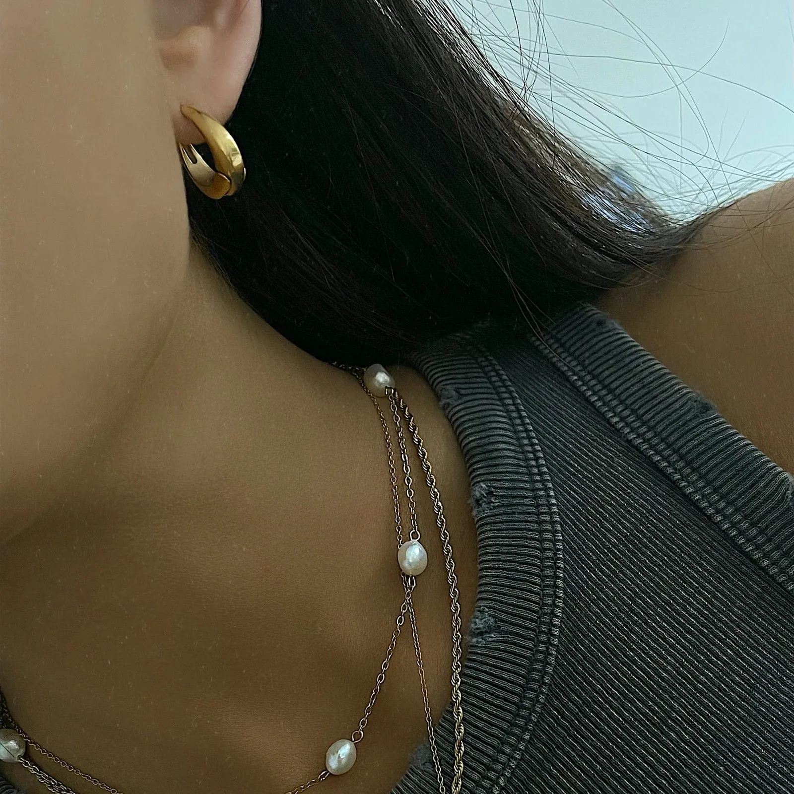 Lynette Hoop Earrings