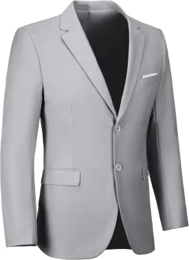 Mens Blazer Sports Coat Slim Fit 2 Button Solid Men's Casual Suit Blazer Jackets