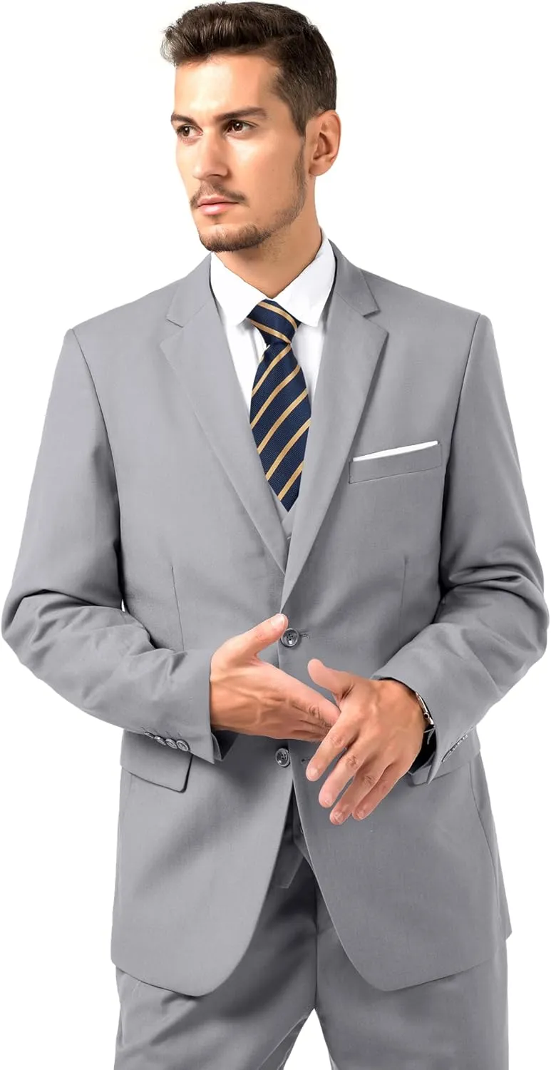 Mens Blazer Sports Coat Slim Fit 2 Button Solid Men's Casual Suit Blazer Jackets