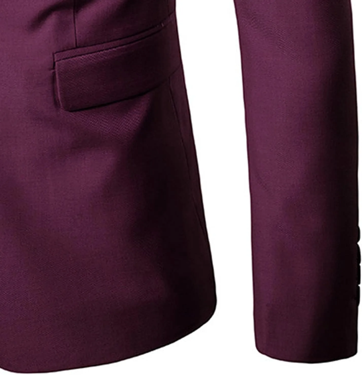 Men's Slim Classic Suit Jacket One Button Casual Sports Jackets Coat Lightweight Comfy Business Daily Blazer