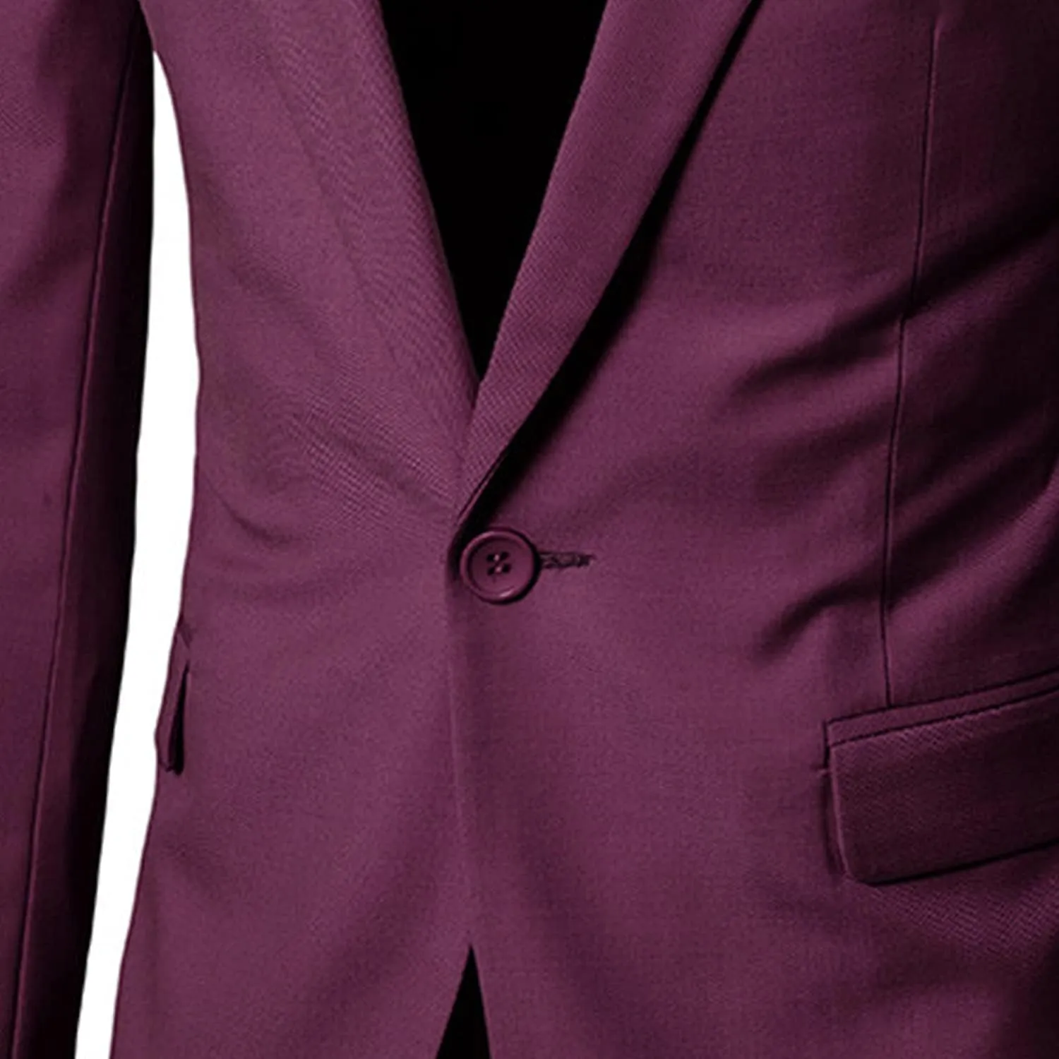Men's Slim Classic Suit Jacket One Button Casual Sports Jackets Coat Lightweight Comfy Business Daily Blazer