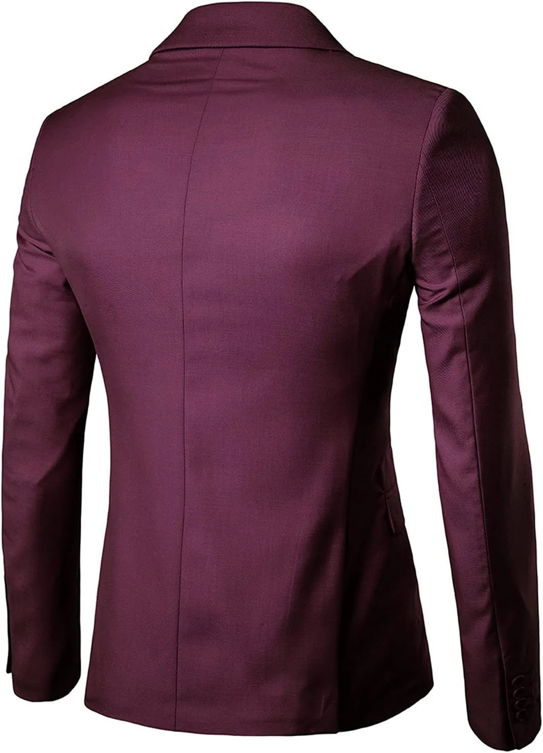 Men's Slim Classic Suit Jacket One Button Casual Sports Jackets Coat Lightweight Comfy Business Daily Blazer