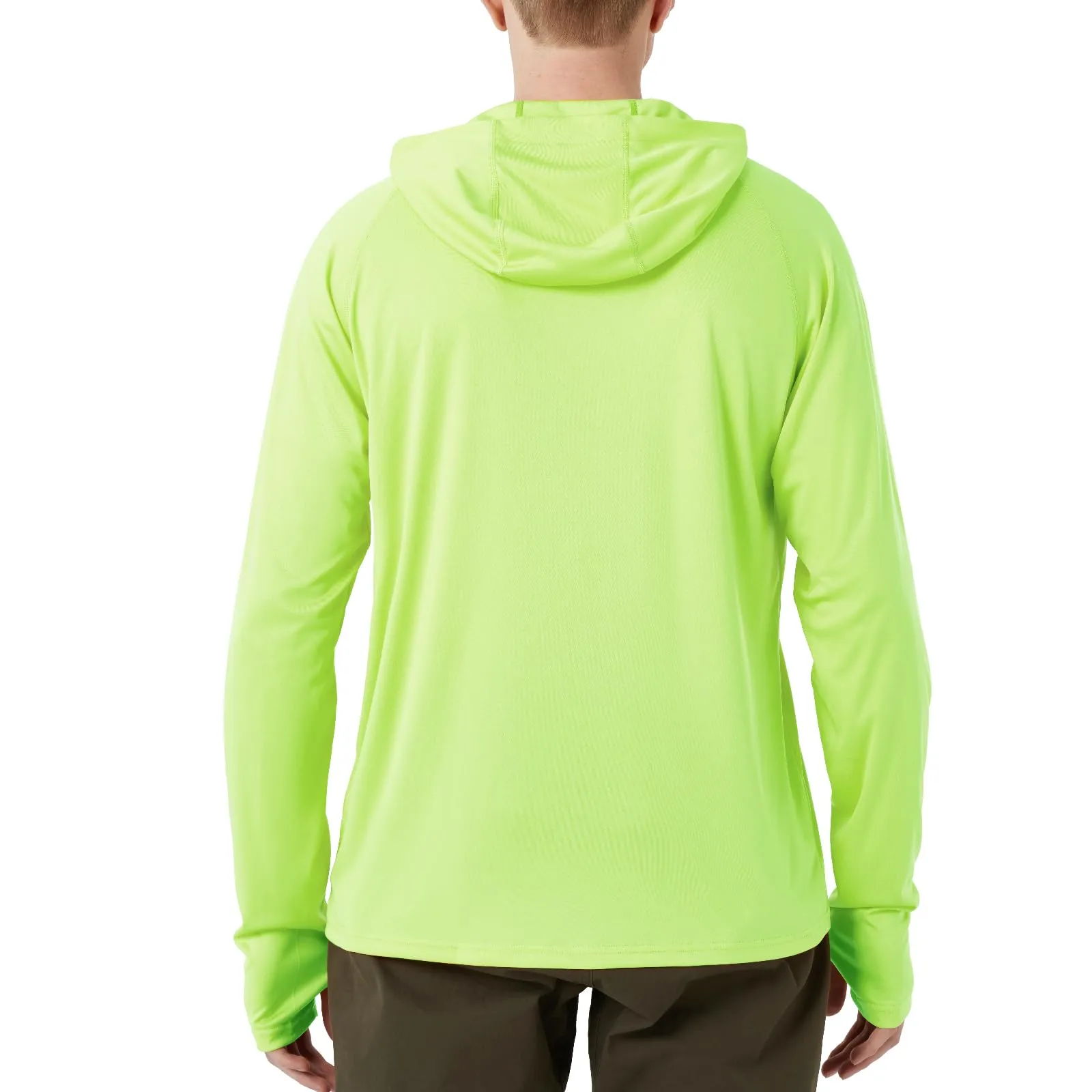 Men's UPF 50  Sun Protection Long Sleeve Shirt With Hood