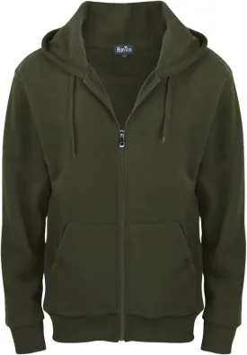 Mens Zip Up Fleece Jacket Lightweight Hoodies Casual Soft Full Zip Coats with Pockets Plus Size S-5XL Big&Tall
