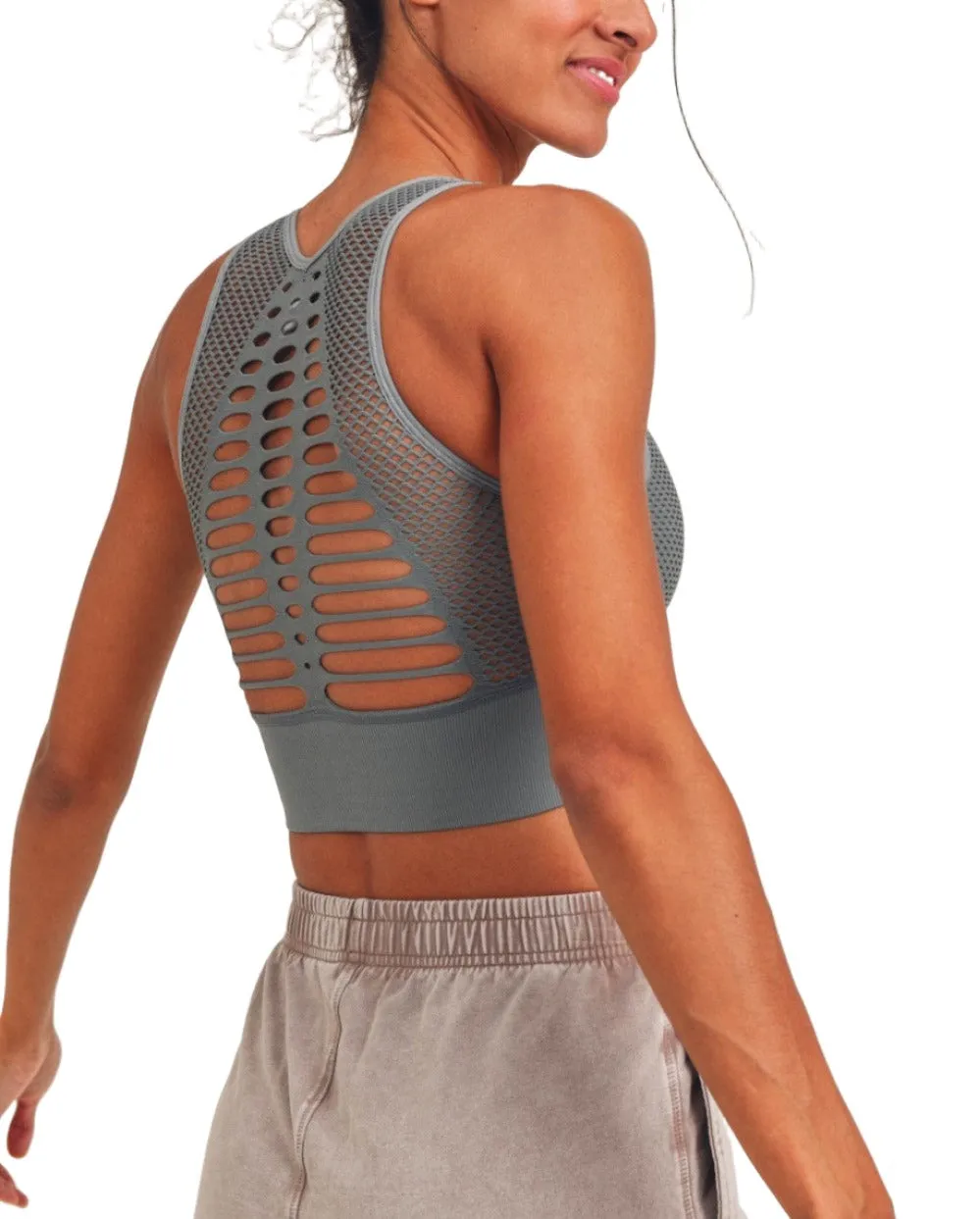 Mono B Laser Cut Sports Bra AT2249