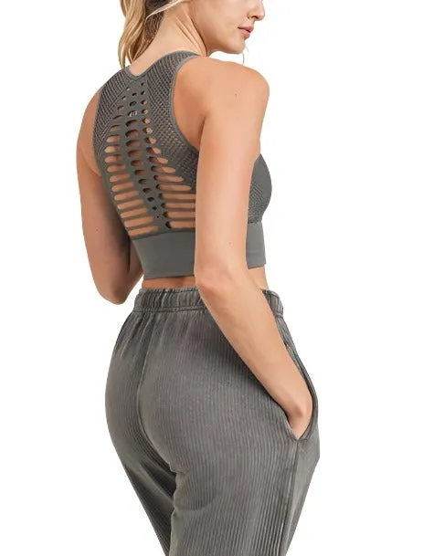 Mono B Laser Cut Sports Bra AT2249