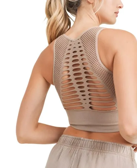 Mono B Laser Cut Sports Bra AT2249