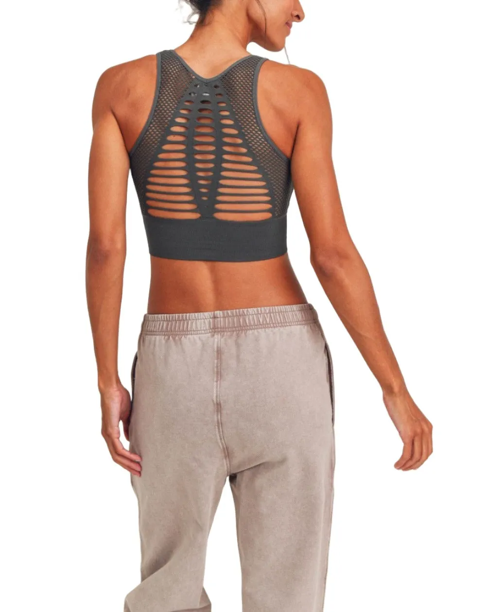 Mono B Laser Cut Sports Bra AT2249