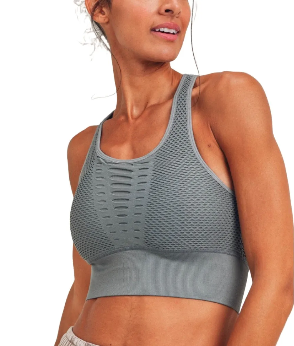 Mono B Laser Cut Sports Bra AT2249
