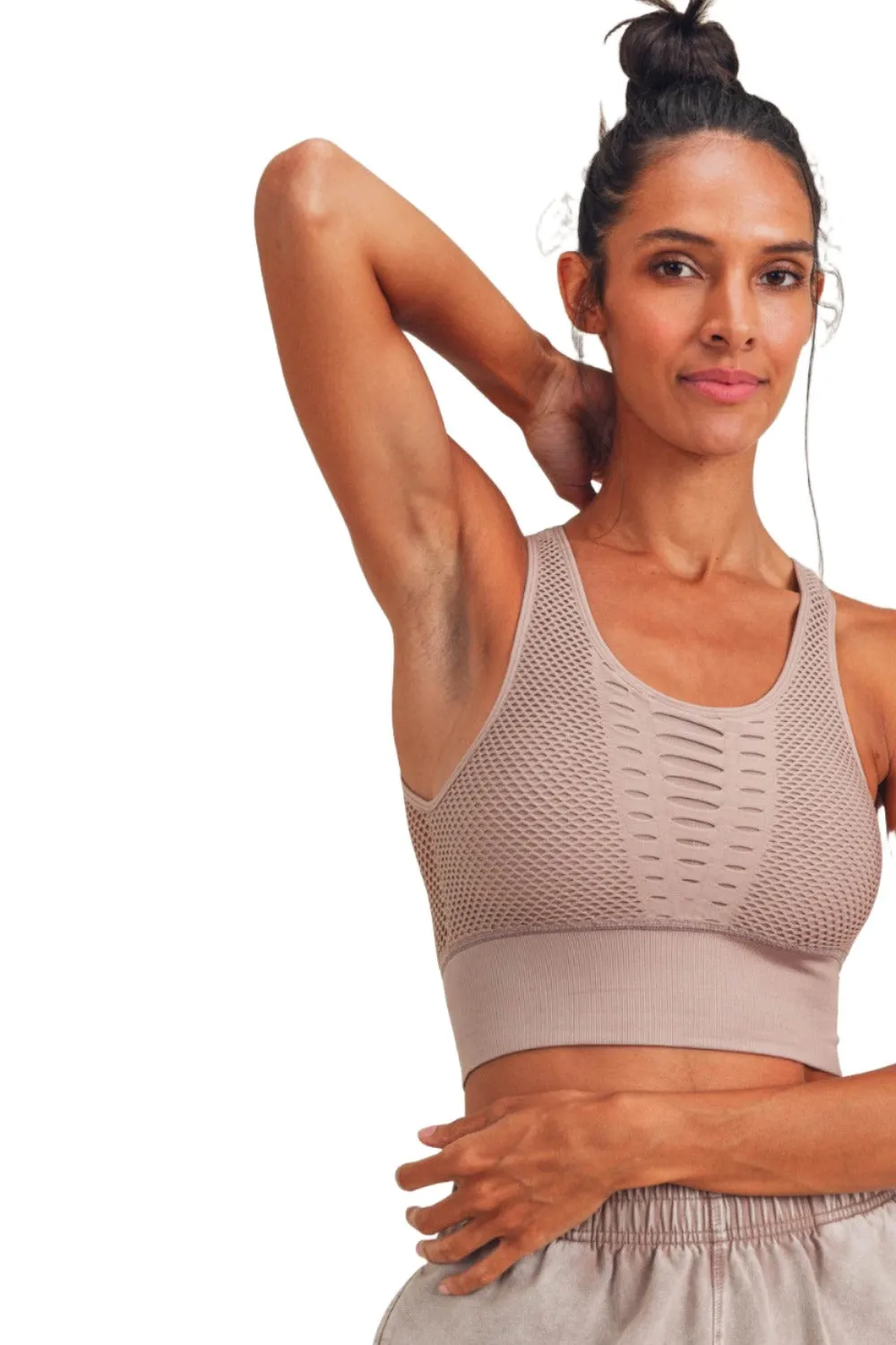 Mono B Laser Cut Sports Bra AT2249