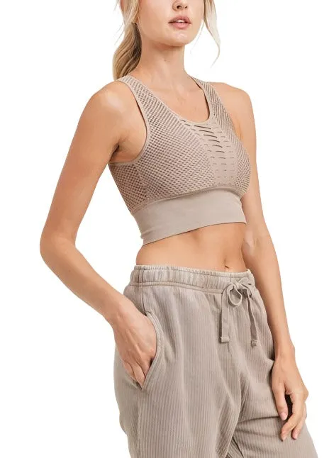 Mono B Laser Cut Sports Bra AT2249