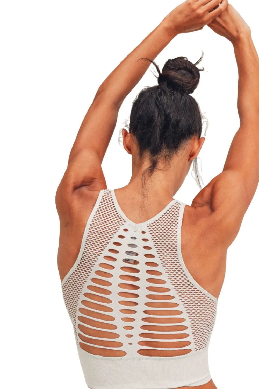Mono B Laser Cut Sports Bra AT2249