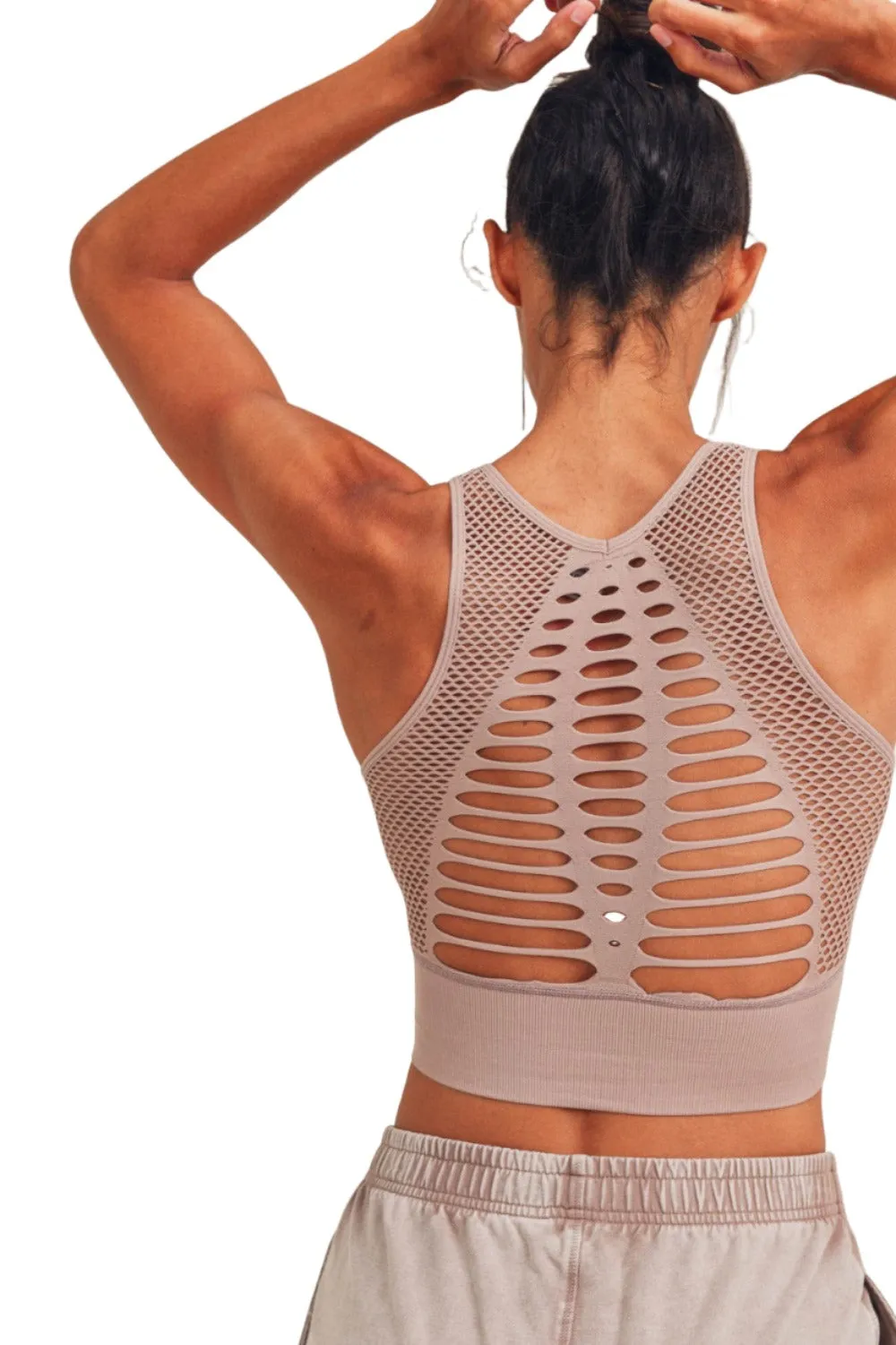 Mono B Laser Cut Sports Bra AT2249