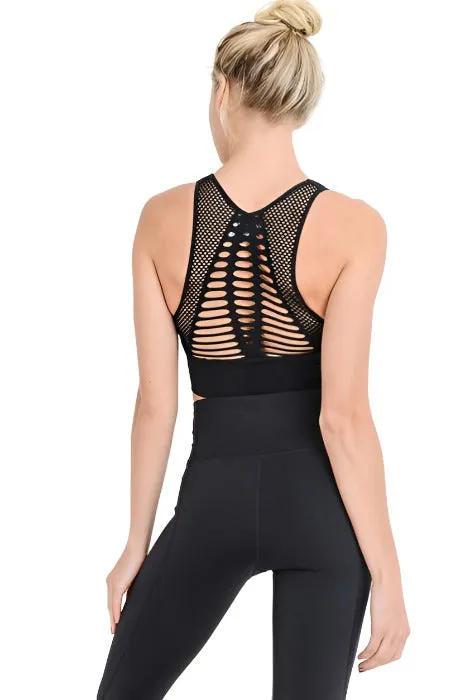 Mono B Laser Cut Sports Bra AT2249
