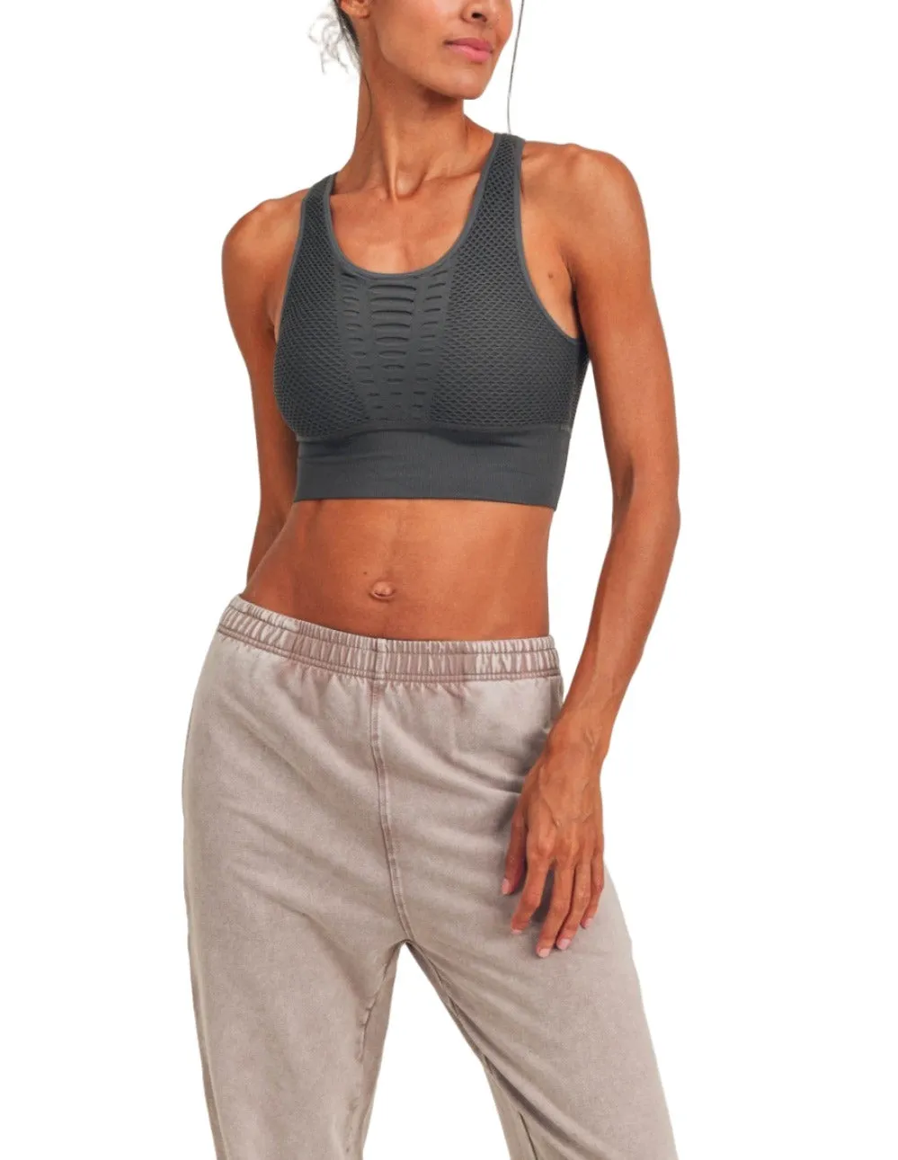 Mono B Laser Cut Sports Bra AT2249