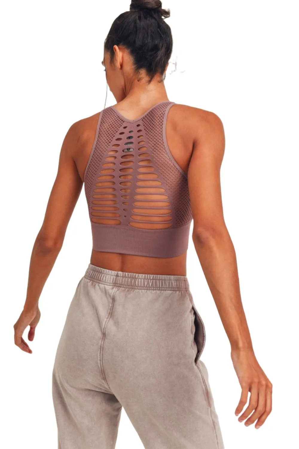 Mono B Laser Cut Sports Bra AT2249