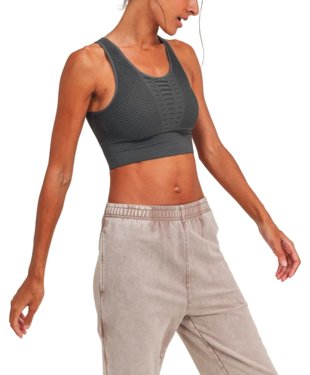 Mono B Laser Cut Sports Bra AT2249