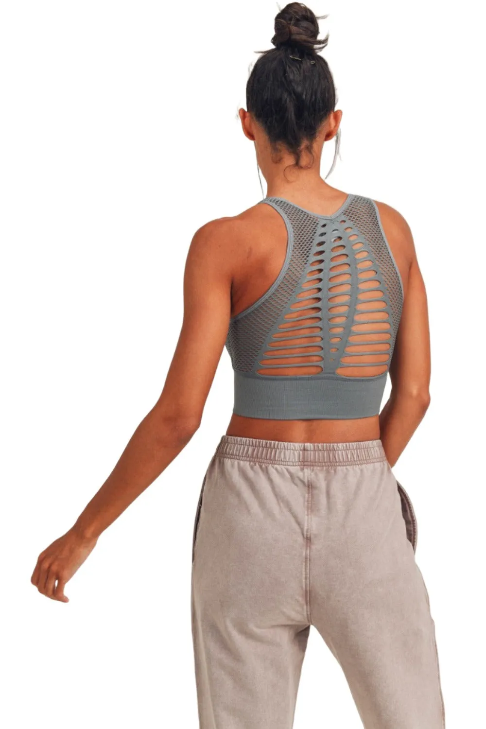 Mono B Laser Cut Sports Bra AT2249