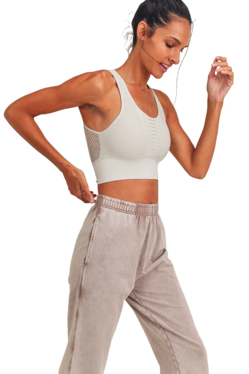 Mono B Laser Cut Sports Bra AT2249