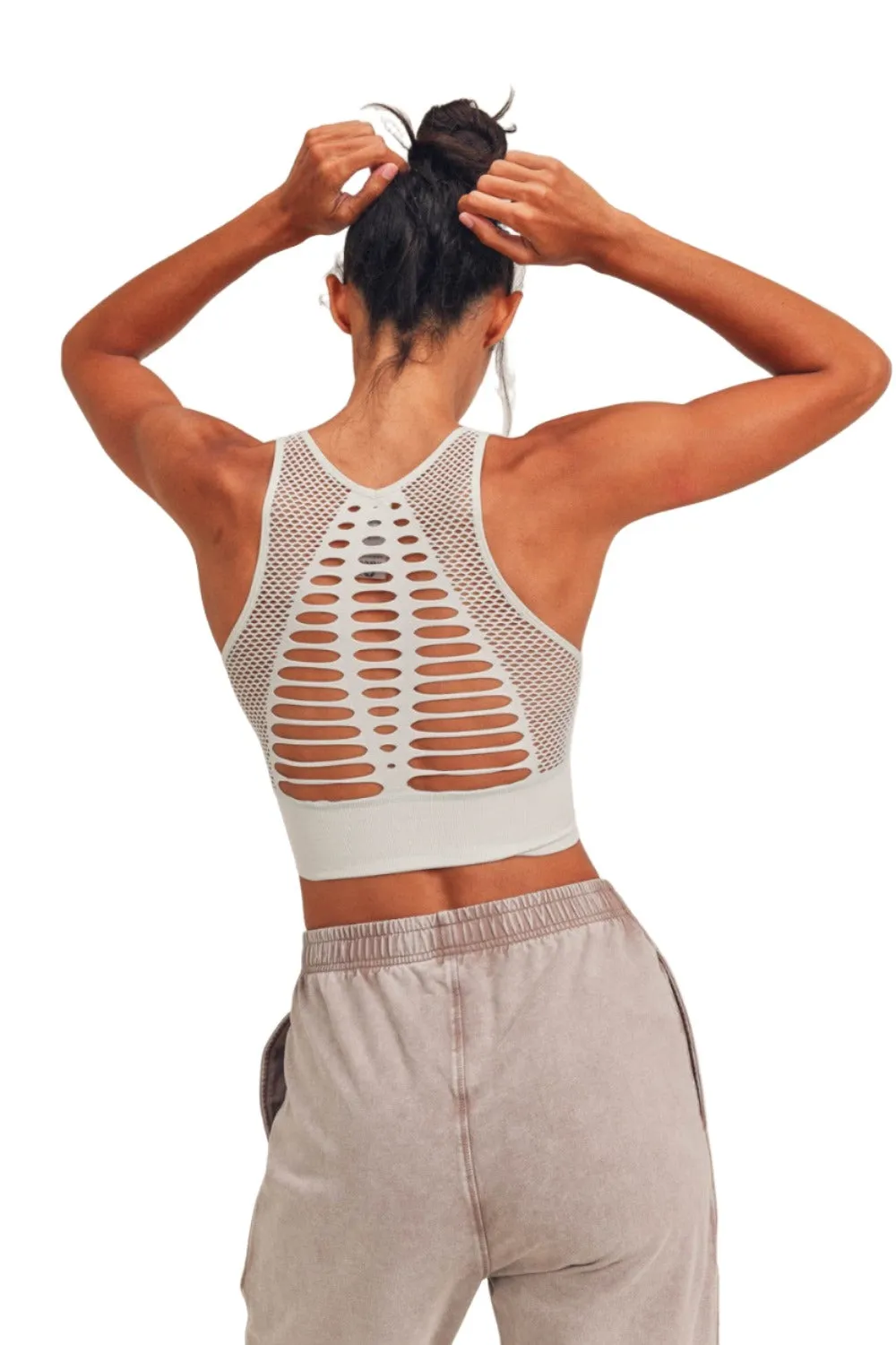 Mono B Laser Cut Sports Bra AT2249