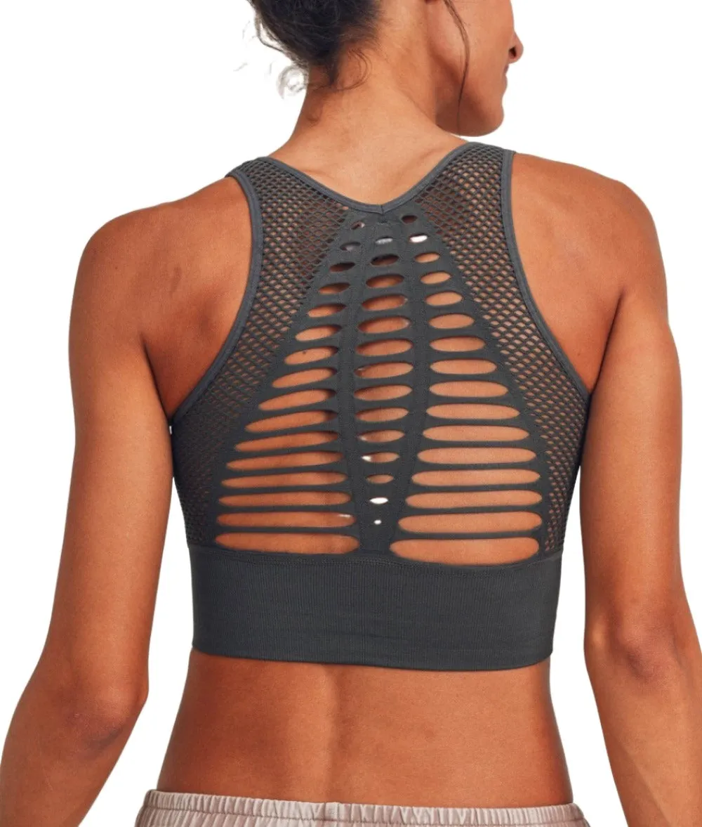 Mono B Laser Cut Sports Bra AT2249