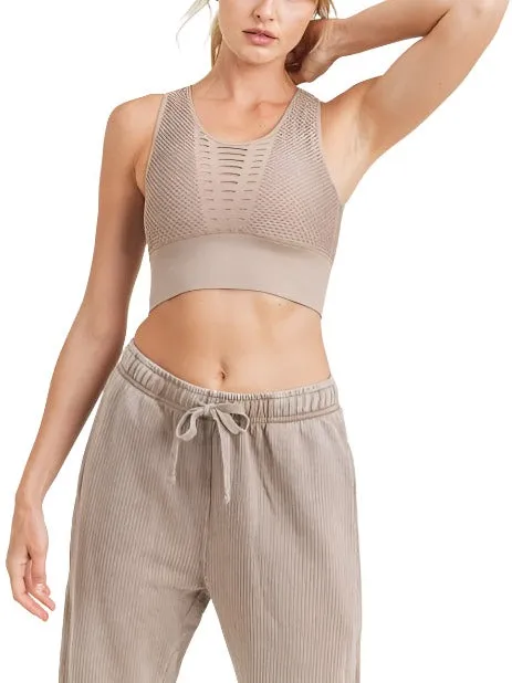 Mono B Laser Cut Sports Bra AT2249