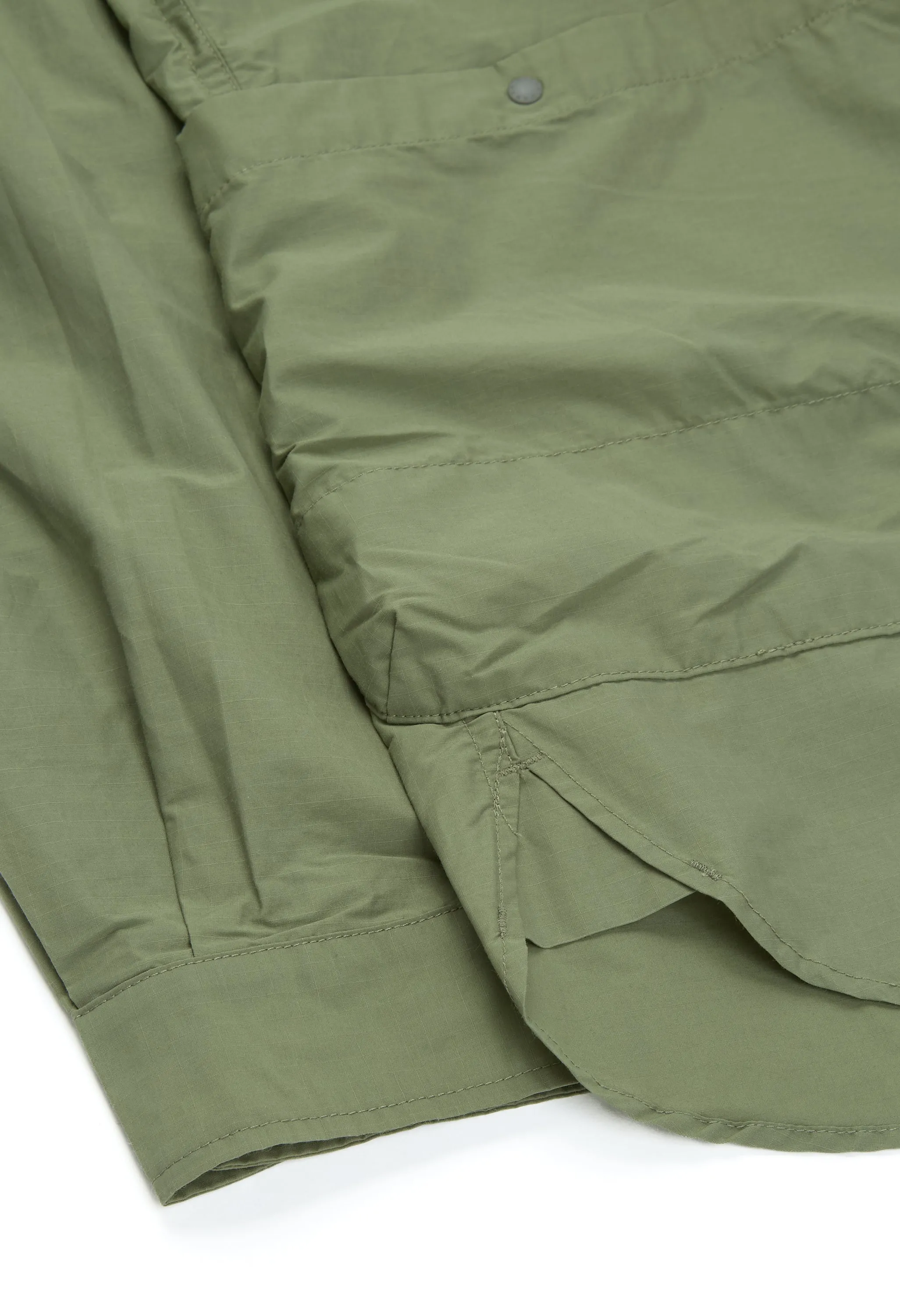 Nanga Men's Cotton / Nylon Ripstop Camp Shirt - Olive