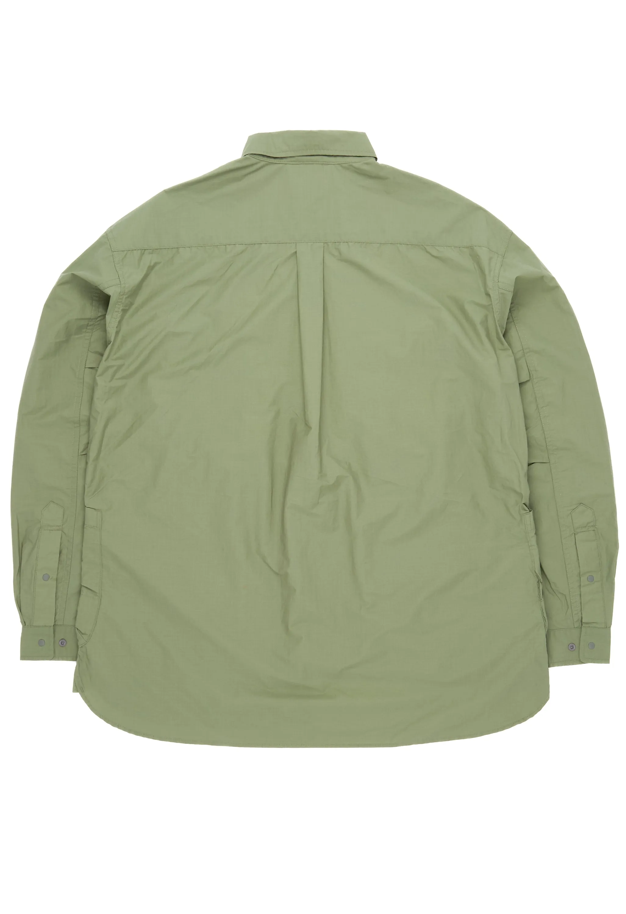 Nanga Men's Cotton / Nylon Ripstop Camp Shirt - Olive