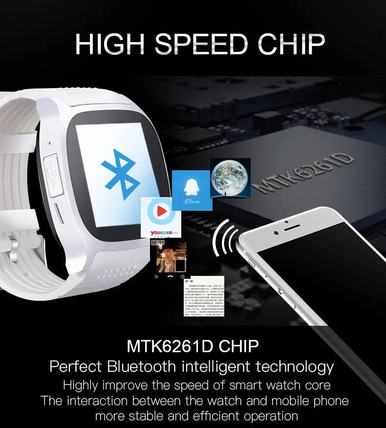 NEW Bluetooth Smart Watch Support - Sports Smart Wach - 3 Colors