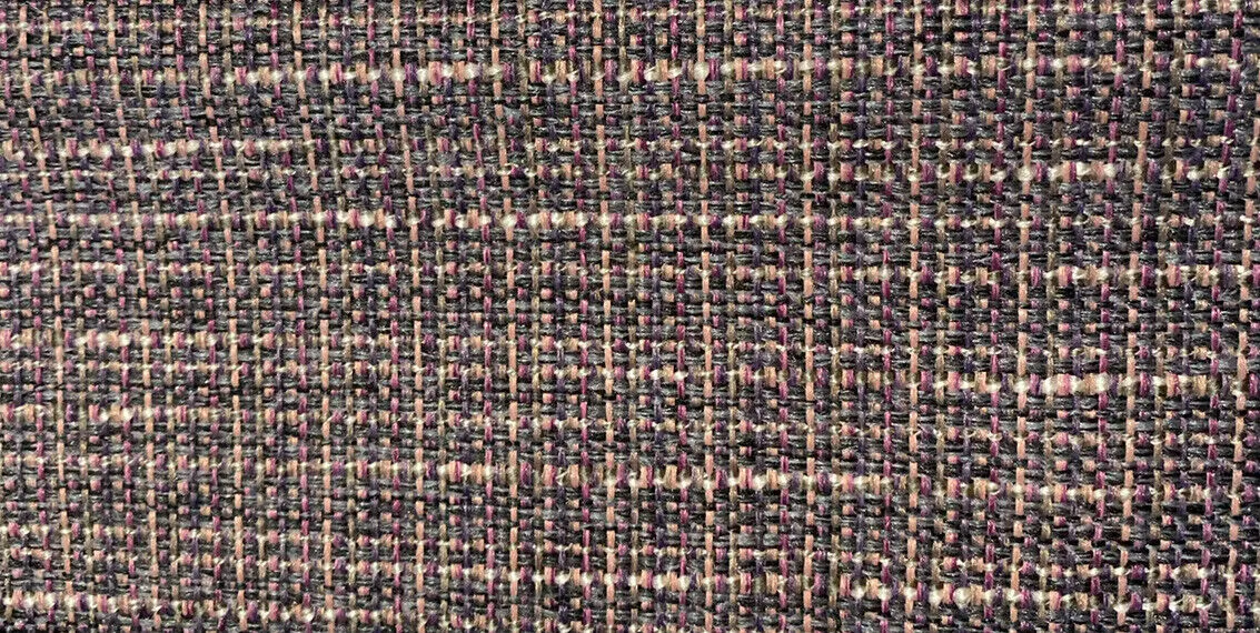 NEW Lady Kayle Two-Tone Upholstery Boucle Tweed Fabric -Pink & Black