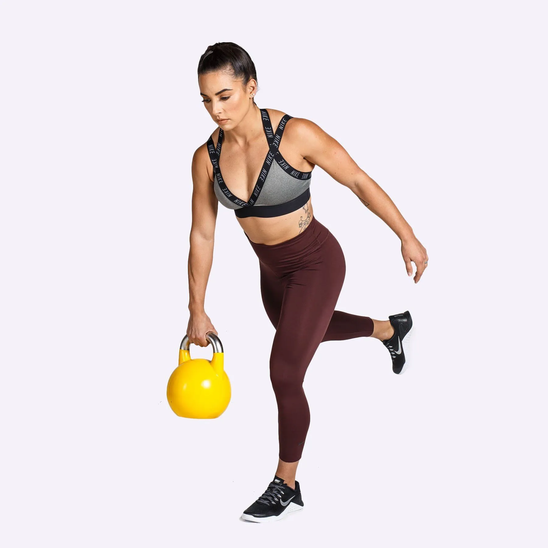 Nike - Indy Women's Light-Support Sports Bra - Carbon Heather/Black/Cool Grey