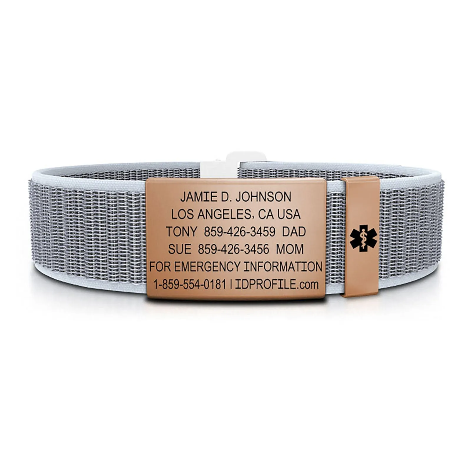 Nylon Loop Medical ID - SM - With iD Profile
