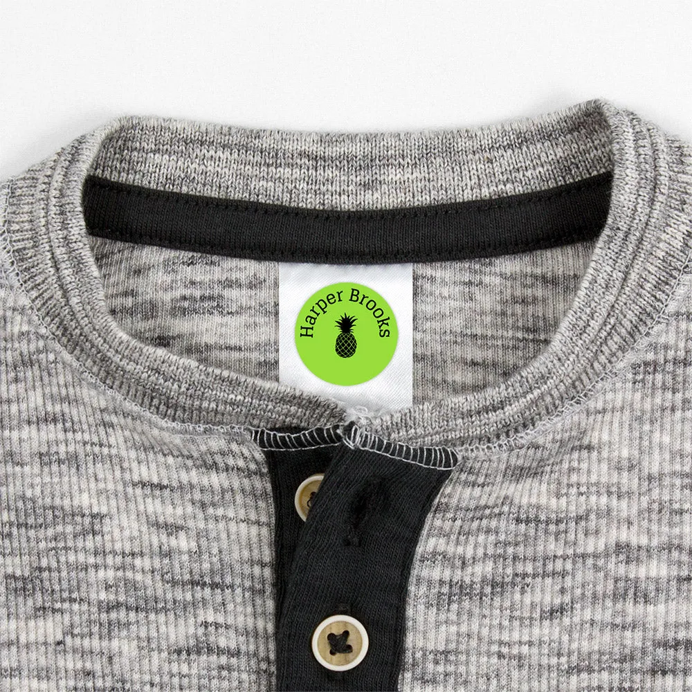 Pineapple Clothing Labels